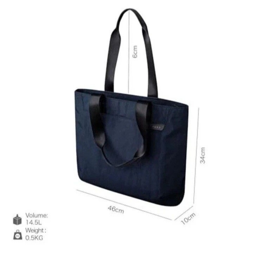 NEW Alpaka Travel Tote Japan Edition Blue Orange Axoflux 400D Shoulder Bag w Tag - Picture 12 of 15